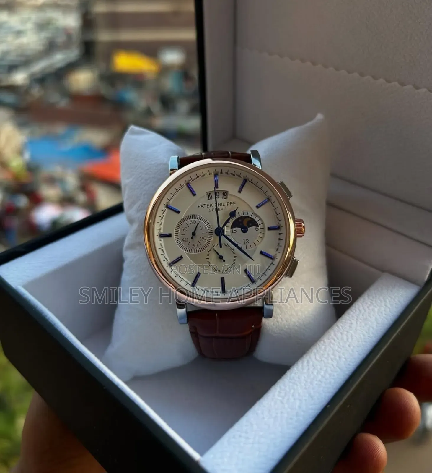 Men's Original Patek Philippe Geneva Classy Wrist Watch