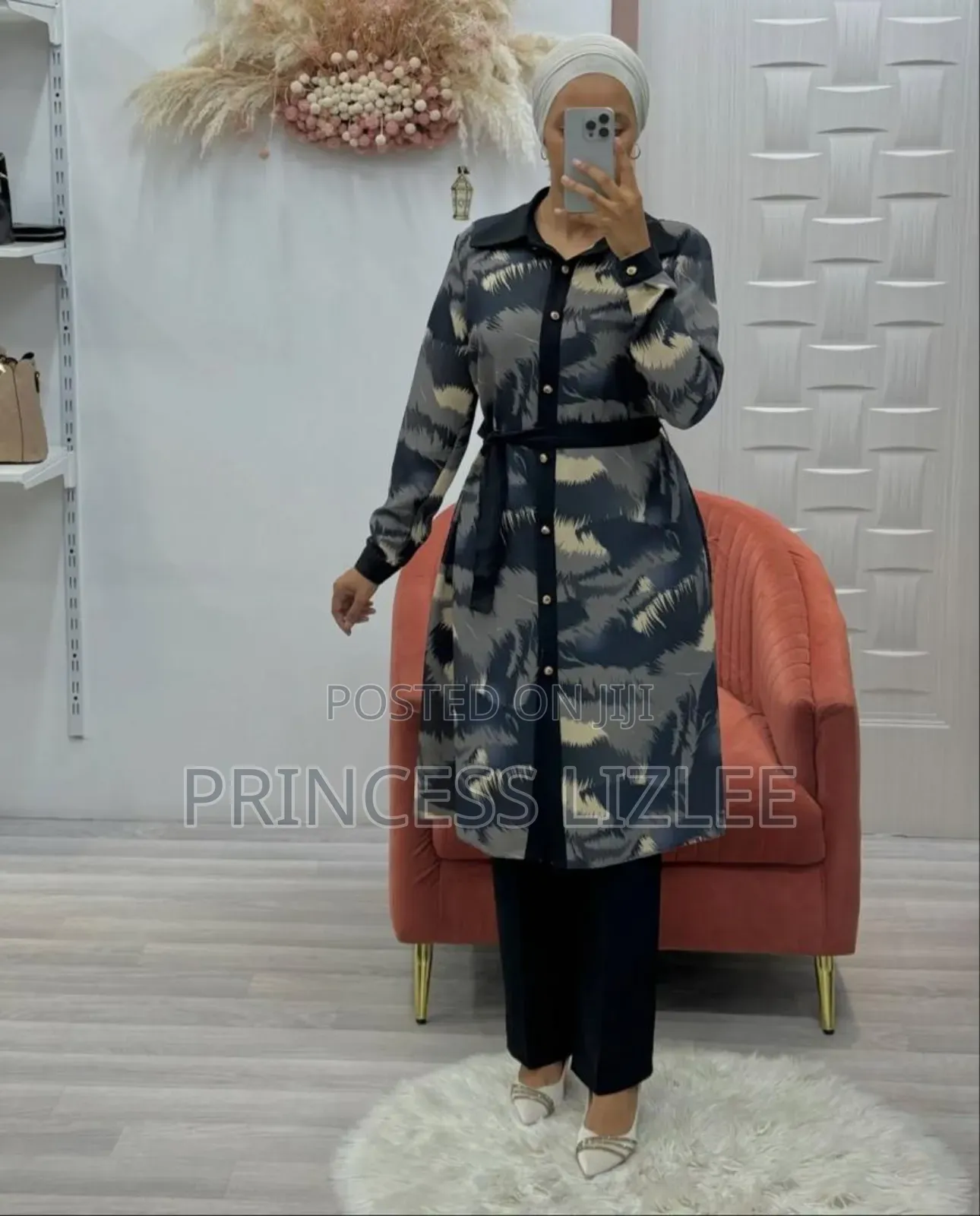Long Shirt Dress and Trouser