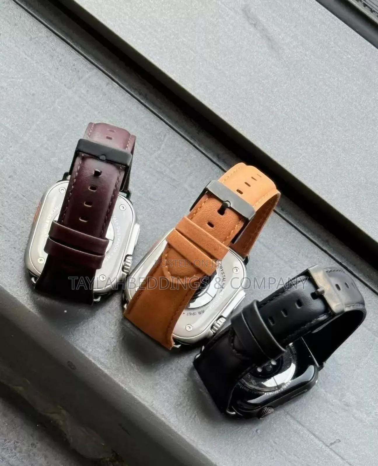 Alligator Genuine Leather for Smart Watch Strap Band