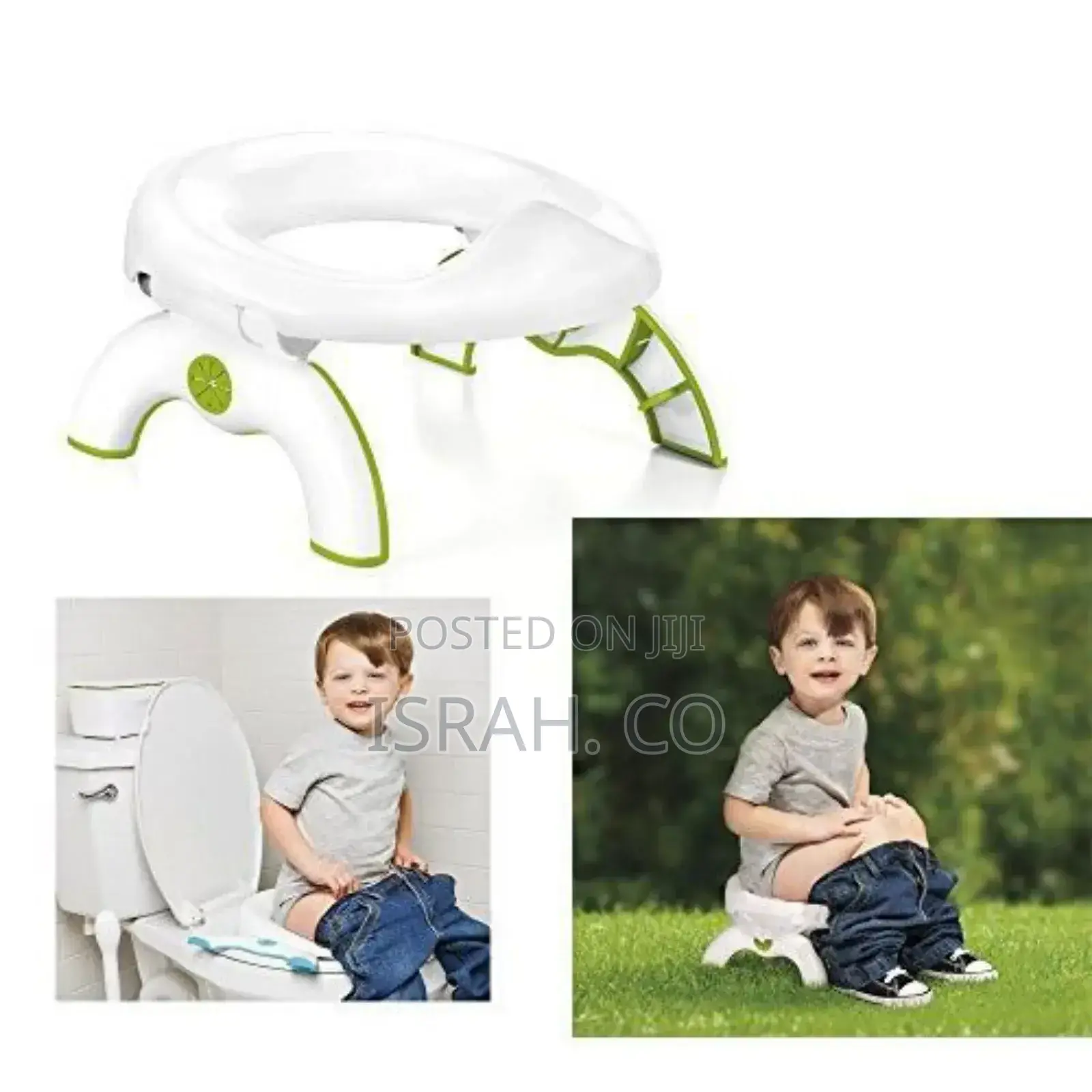2 in 1 Go Potty Training/Travel Toilet Toddler Seat With 3