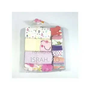 3pcs of Baby Overalls + 4 Pairs of Socks + 3 Washcloths -