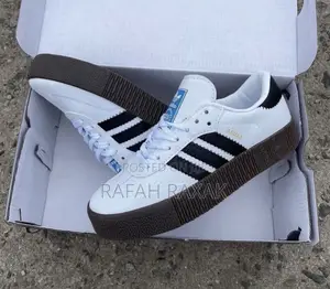 Original Unisex White Adidas Samba Big Sole Sneaker