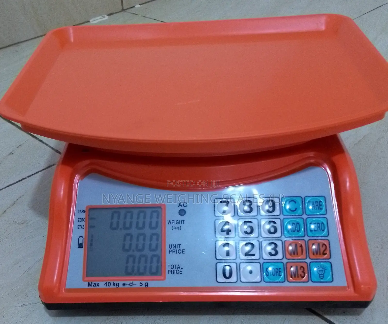 Industrial Kitchen Weighing Scales 40kg Weigh Digital Weighing Scale