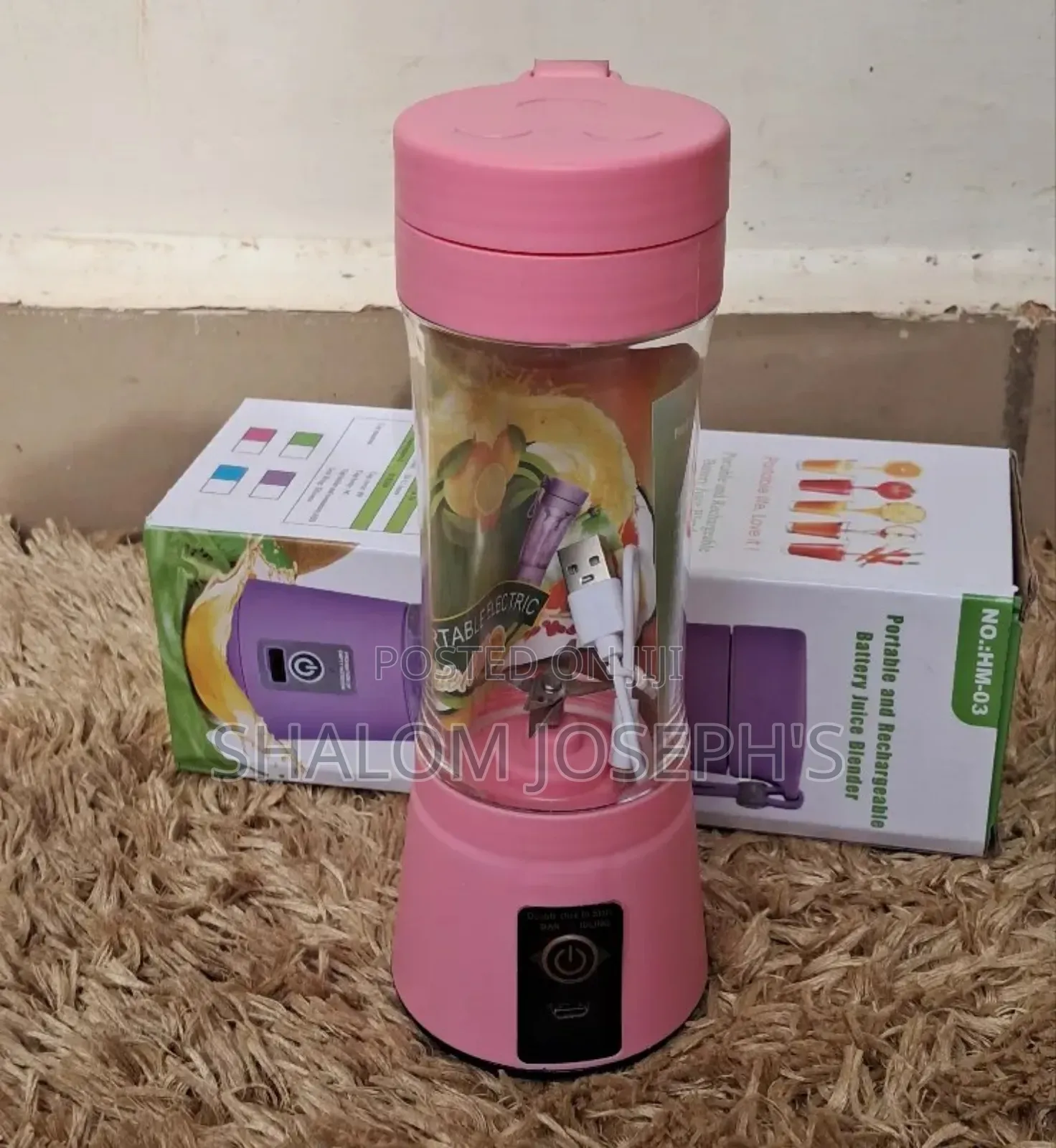 Rechargeable Mini Blender -Pink