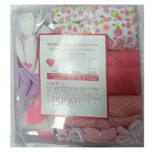 10 Pack of Baby 3 Overalls+3 Wash Towels + 4 Pairs of Socks