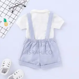 Baby Boys Formal Bodysuit With Shorts Gentleman Costumes