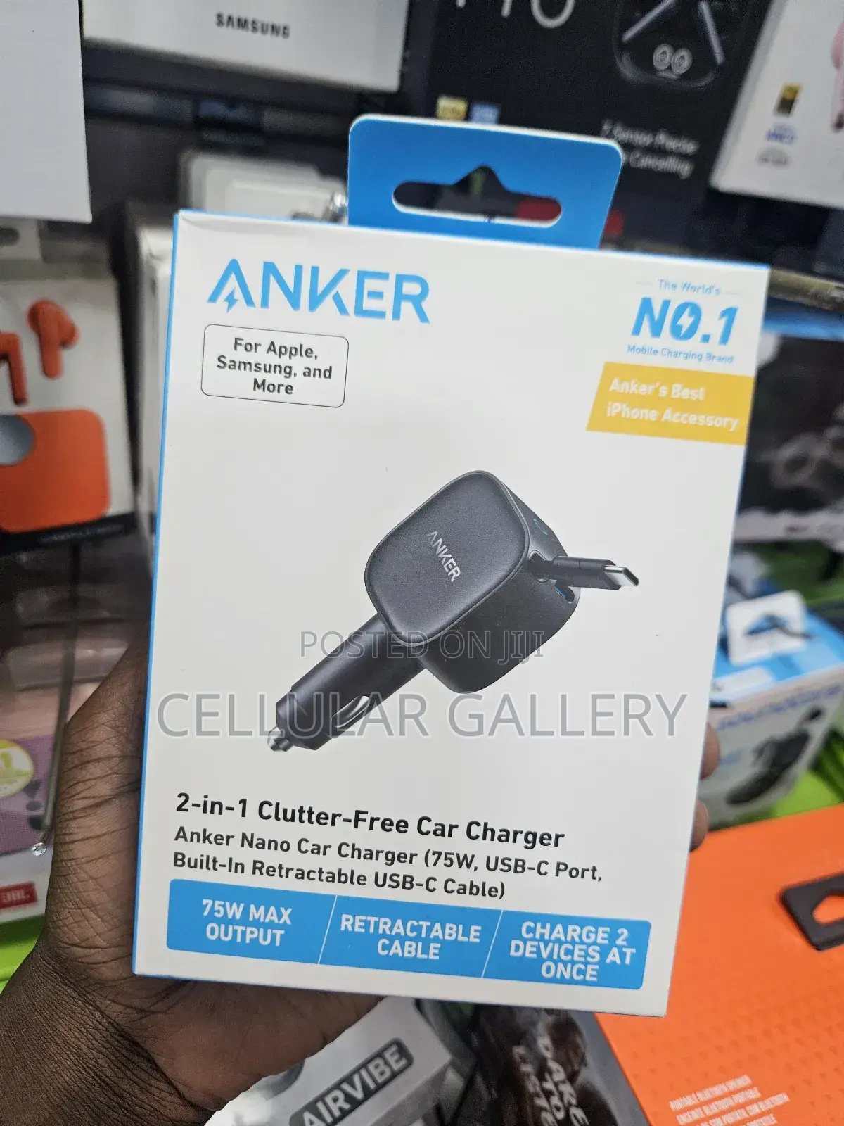 Anker Nano Car Charger(75w, Usb-C Port)