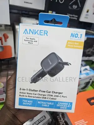Anker Nano Car Charger(75w, Usb-C Port)
