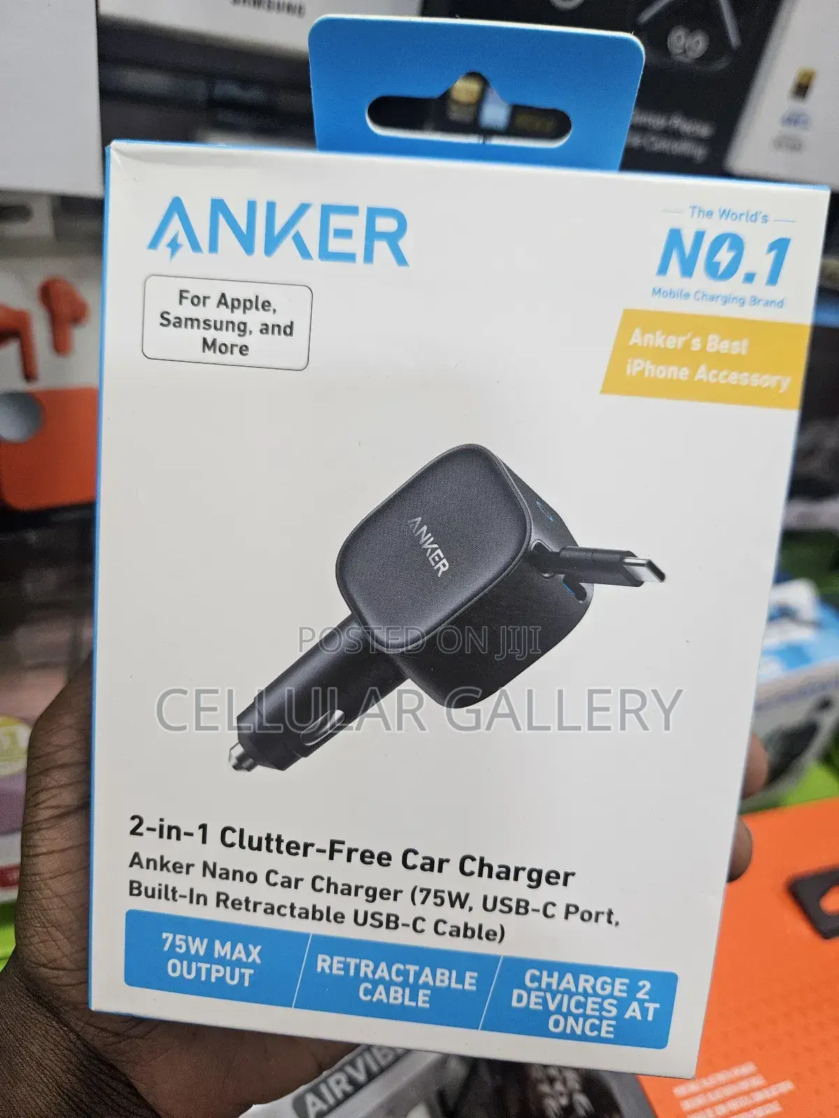 Anker Nano Car Charger(75w, Usb-C Port)