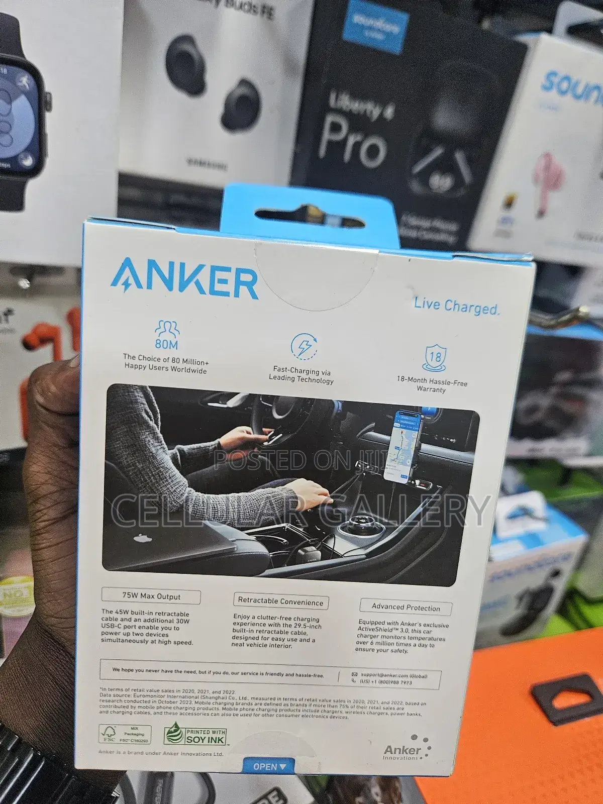 Anker Nano Car Charger(75w, Usb-C Port)