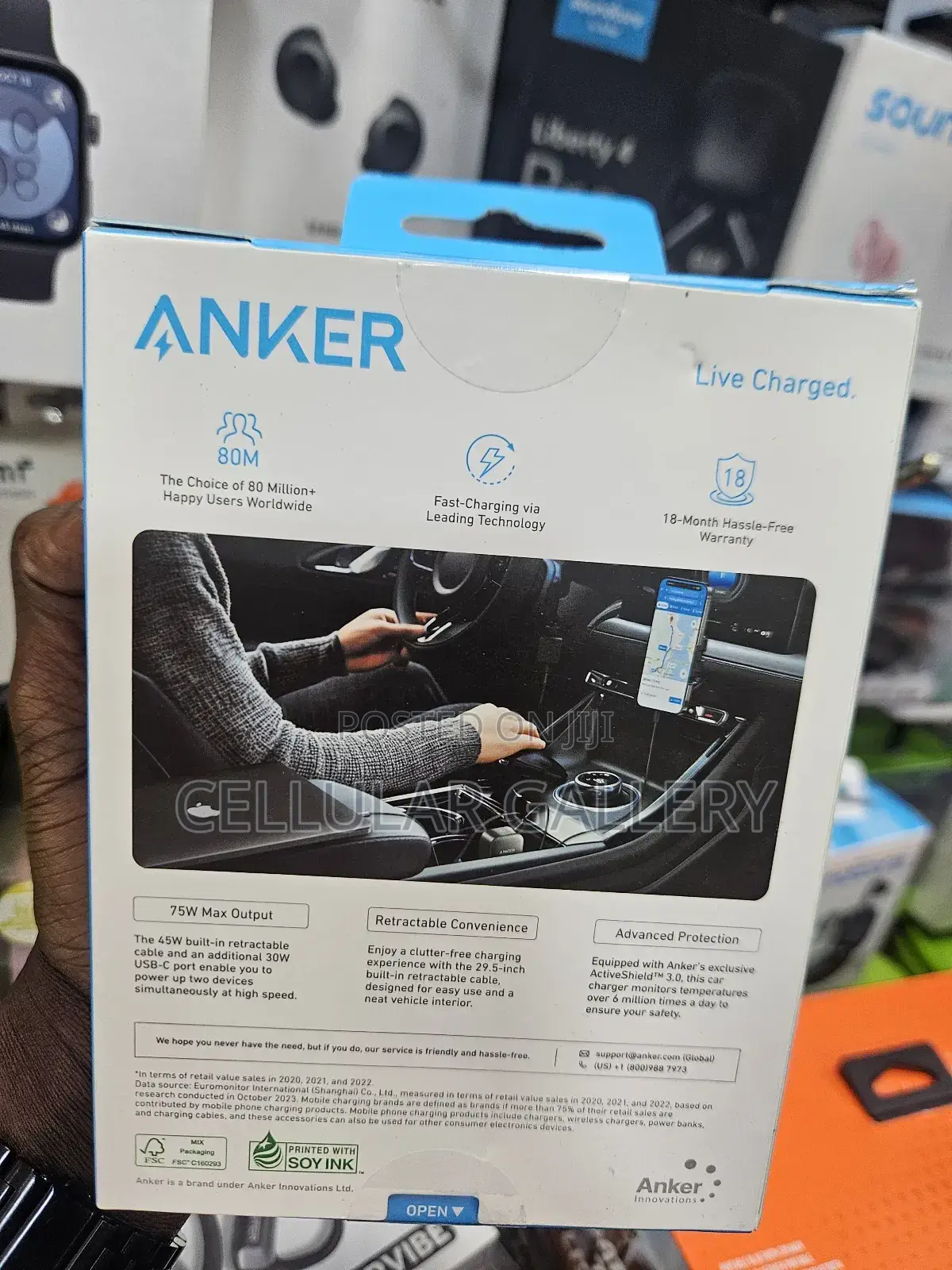 Anker Nano Car Charger(75w, Usb-C Port)
