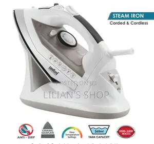 Sanford Cord and Cordless Steam Iron 2200 Watts