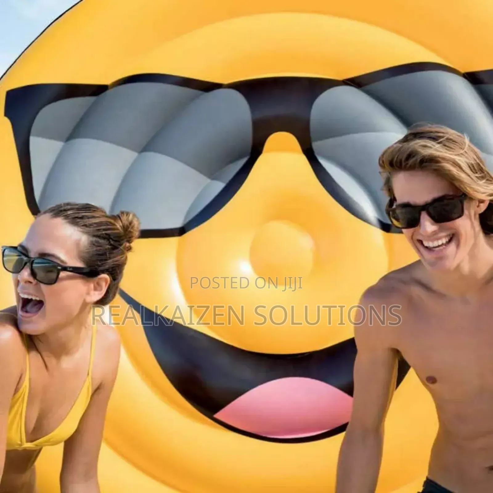 Intex Cool Guy Island Emoji Swimming Floater 1.73meters