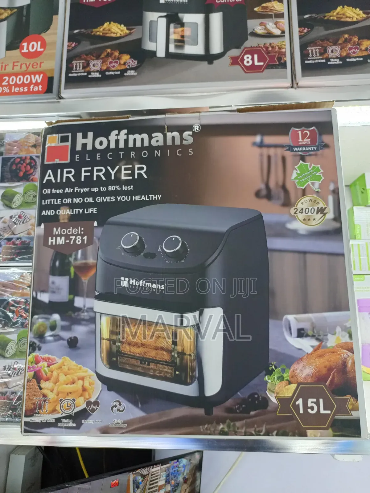 Hoffmans 15l Manual Air Fryer