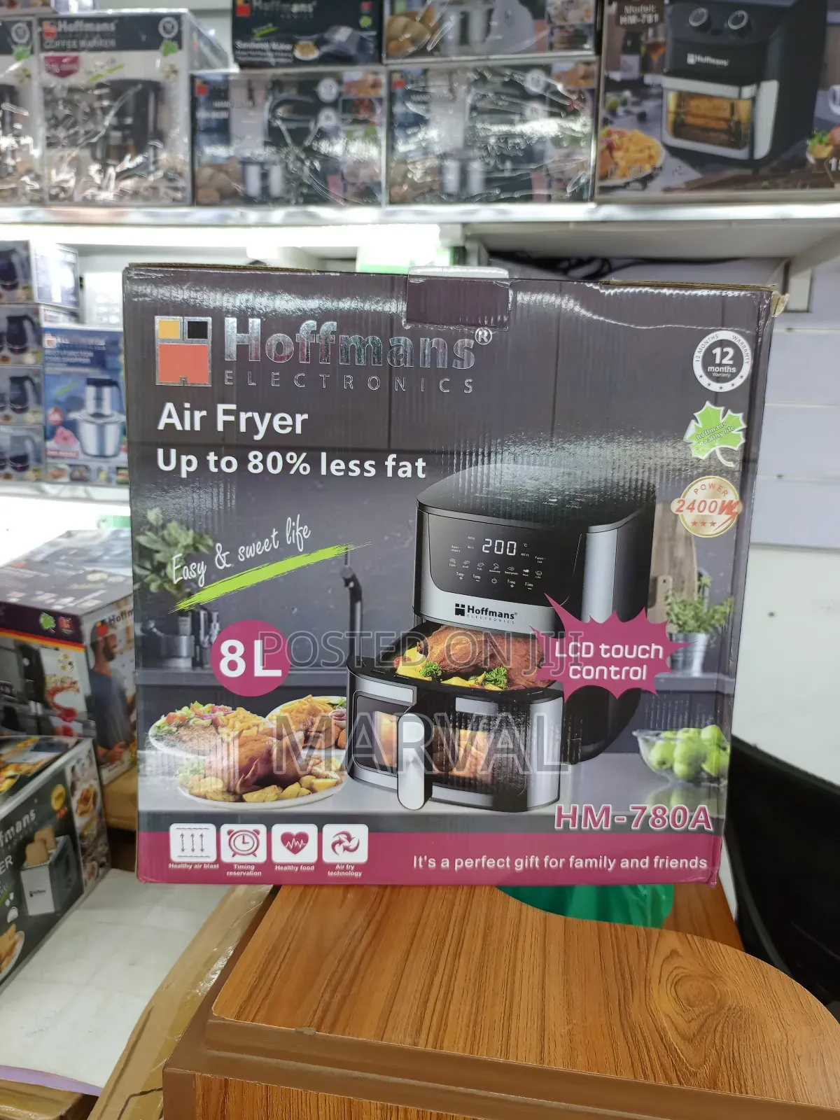 Hoffmans 8l Digital Electric Airfryer / Air Fryer