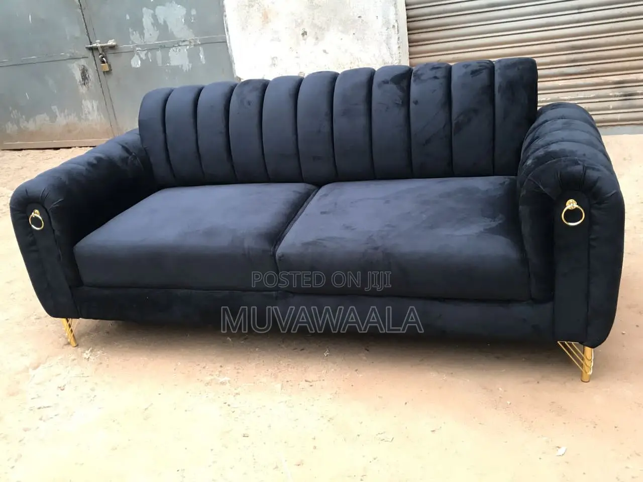 Striped 3 Seats Sofa