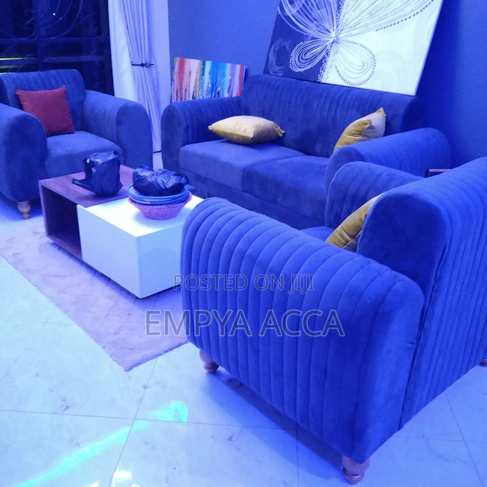 Deken Sofa Blue