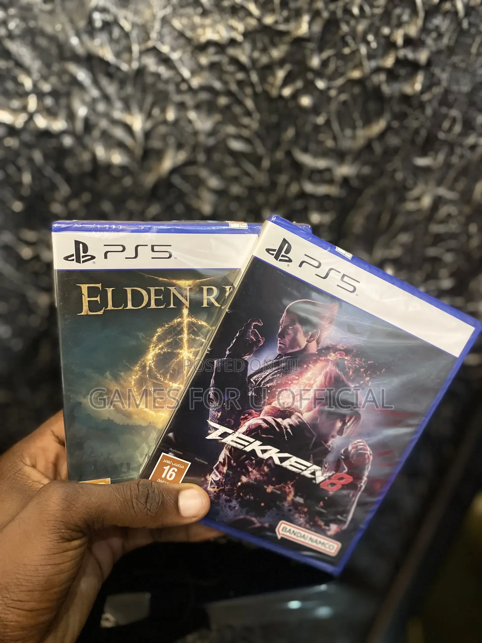 Elden Ring and Tekken 8 Ps5 CDS