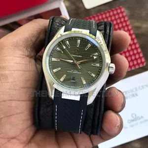 Photo - Omega Seamster Coaxial Japanese Black Fiber Belt Watch