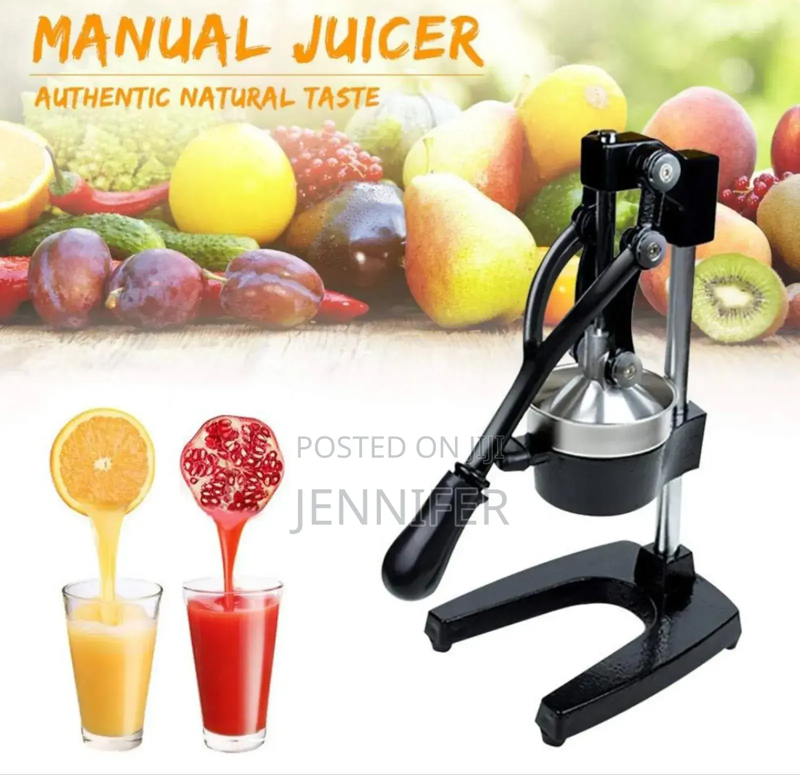 Manual Fruit Juicer Commercial Juice Extractor Machine