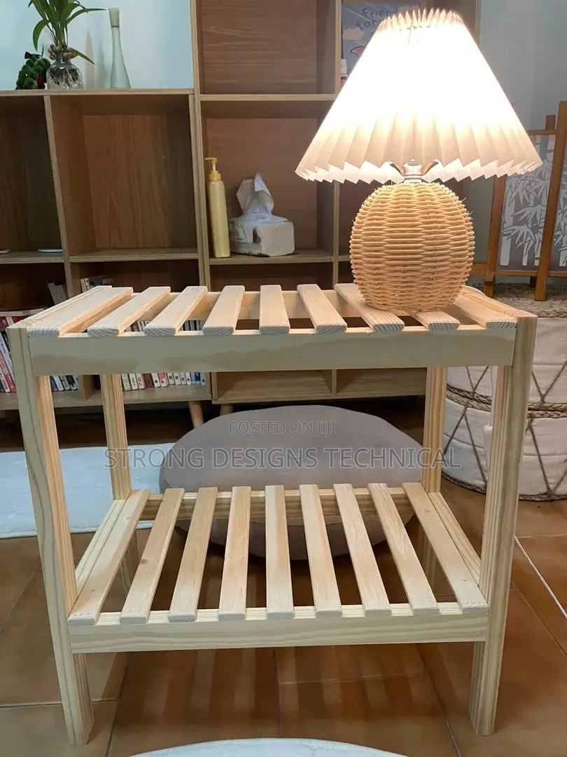 50 Cm Wooden Multiuse Shelf Rack Bedside