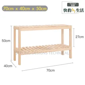 70 Cm Wooden Multipurpose Rack.