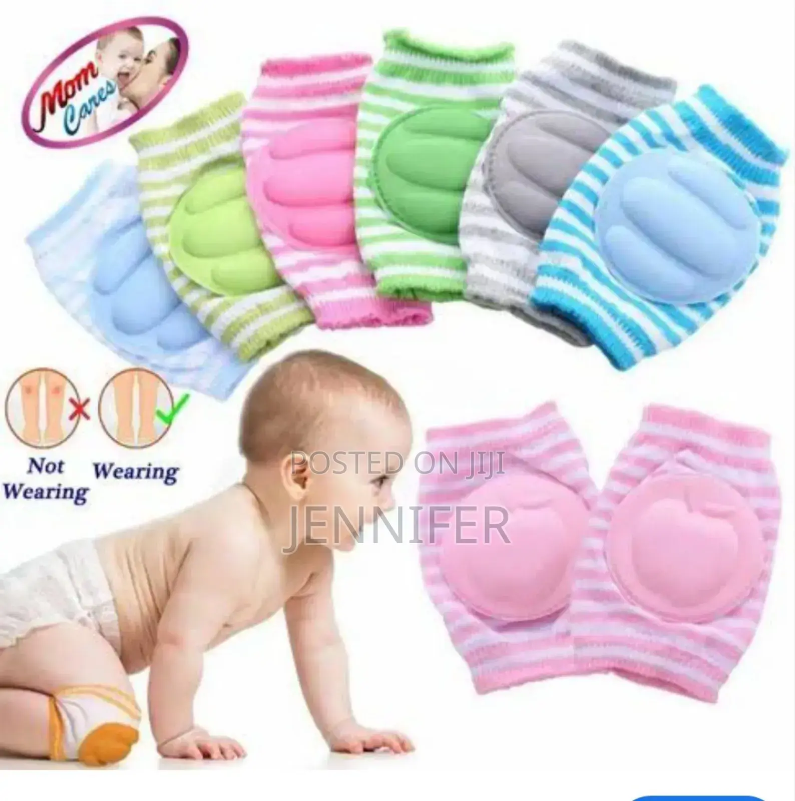 Multicolour Baby Knee Pads