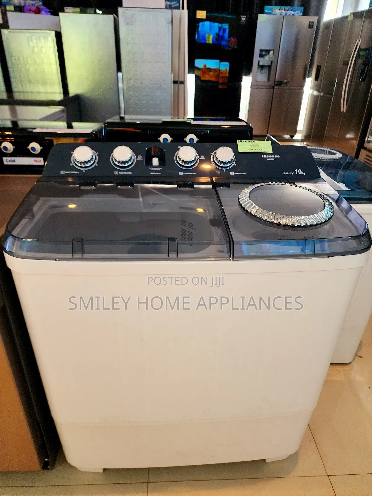 10kg Twin Tub Hisense Semi Automatic Washing Machine
