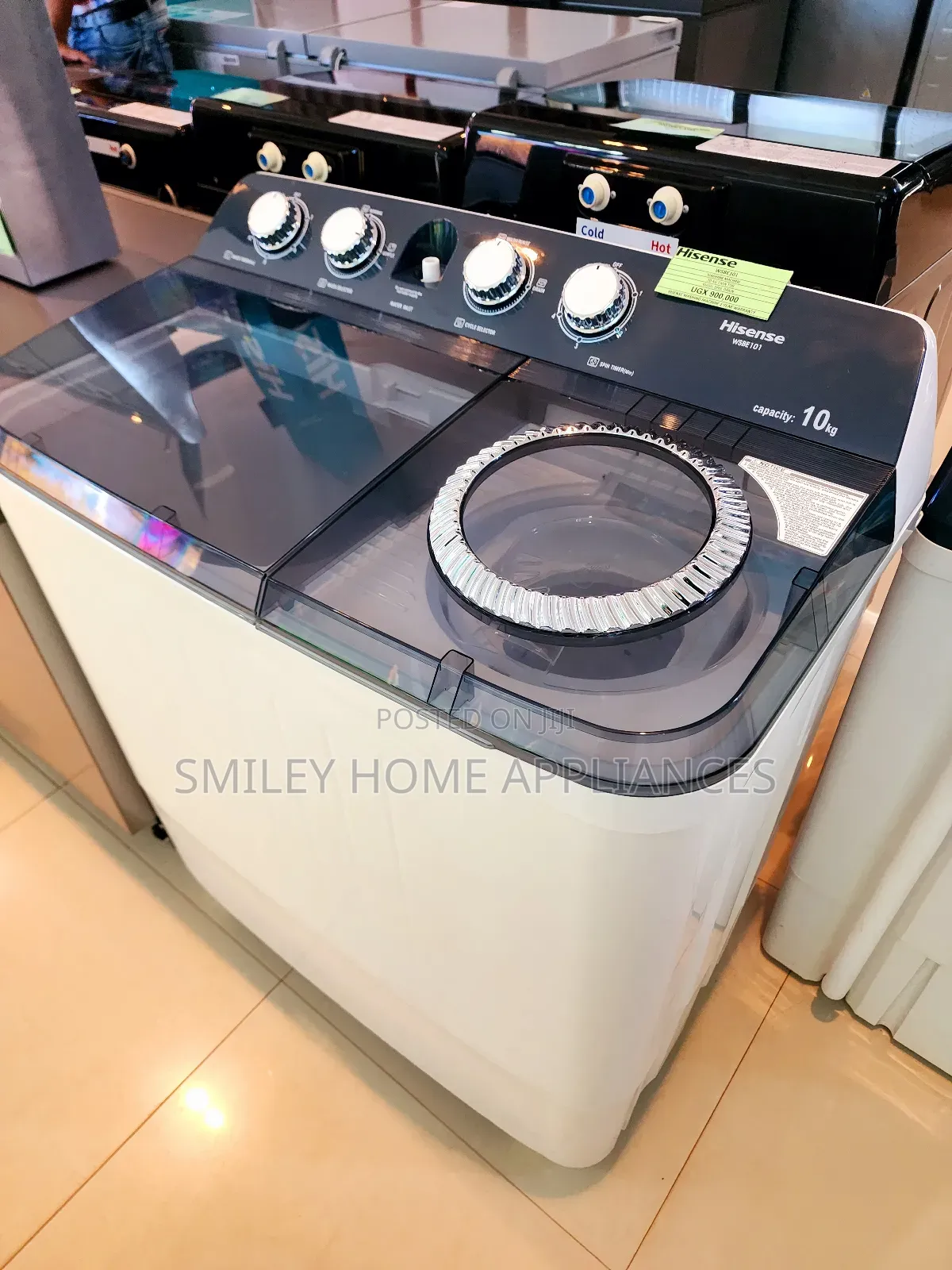 Brandnew Hisense Semiautomated Toploader Washingmachine 10kg