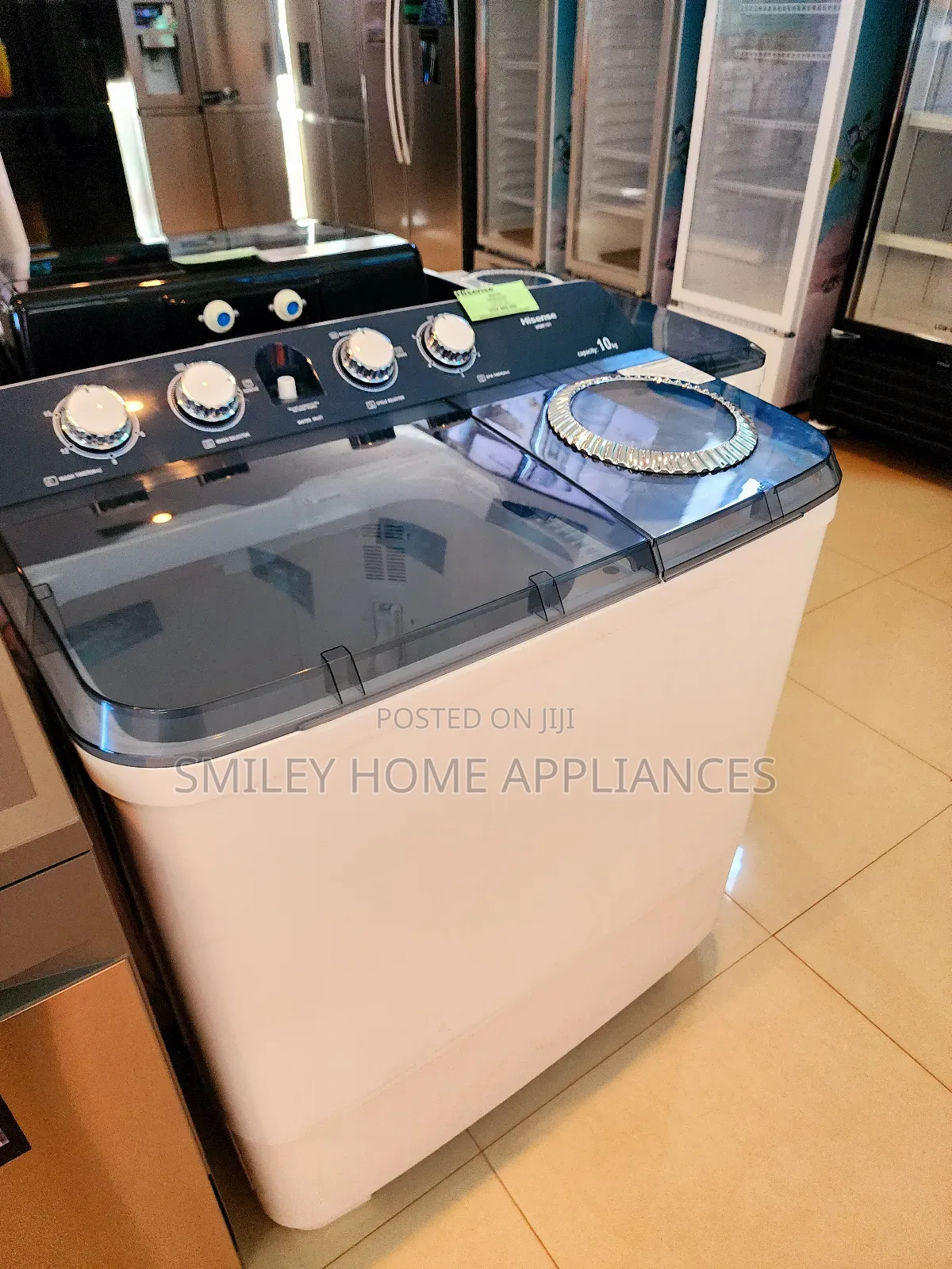 Brandnew Hisense Semiautomated Toploader Washingmachine 10kg
