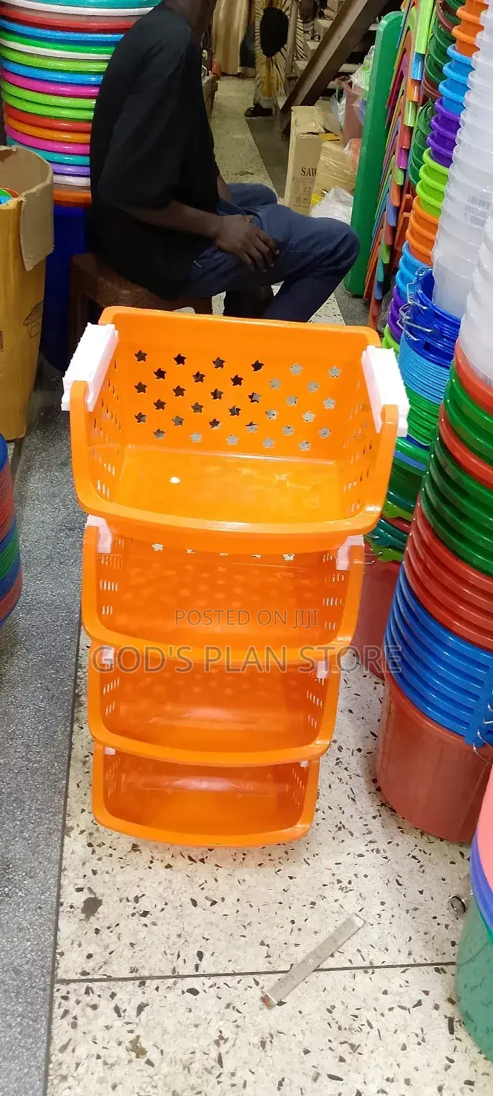 Plastic Kitchen Trolley or Supper Market Trolley