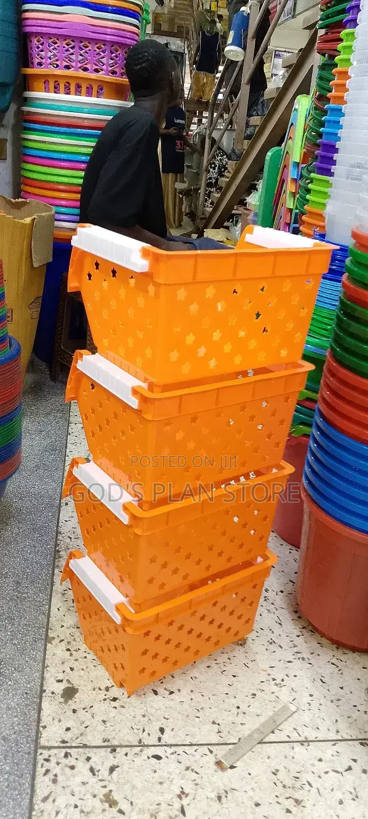 Plastic Kitchen Trolley or Supper Market Trolley