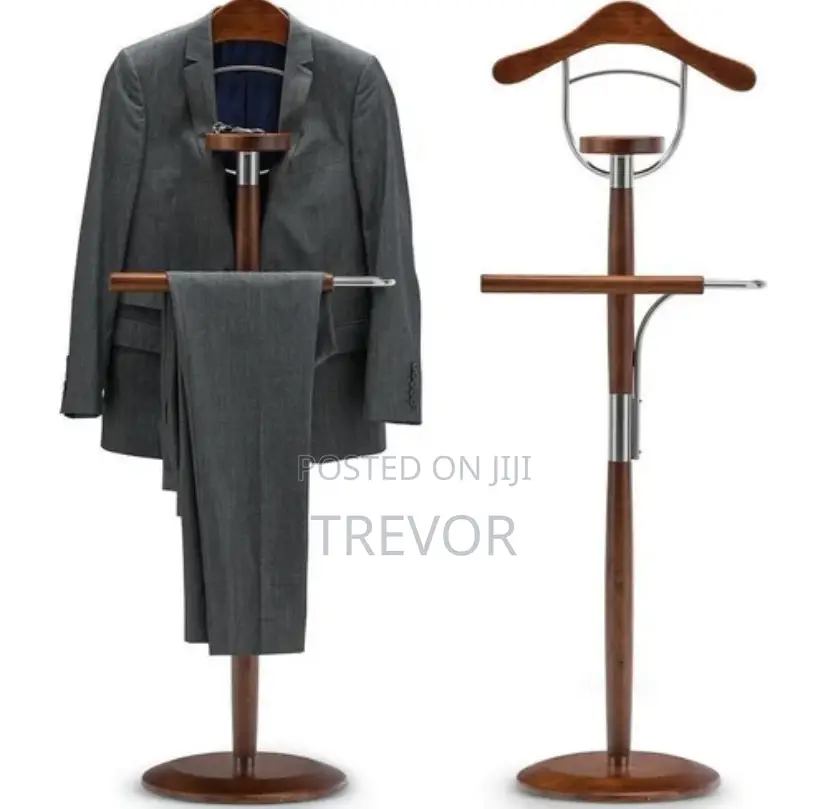 Executive Mahogany Coat Hanger/Stand