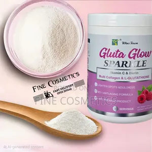 Gluta Glow Sparkle Glutathione Colagen Skin Whitening Powder