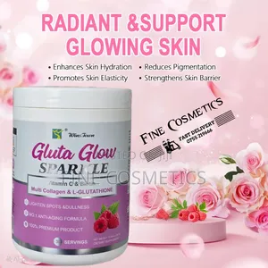 Gluta Glow Sparkle Glutathione Colagen Skin Whitening Powder