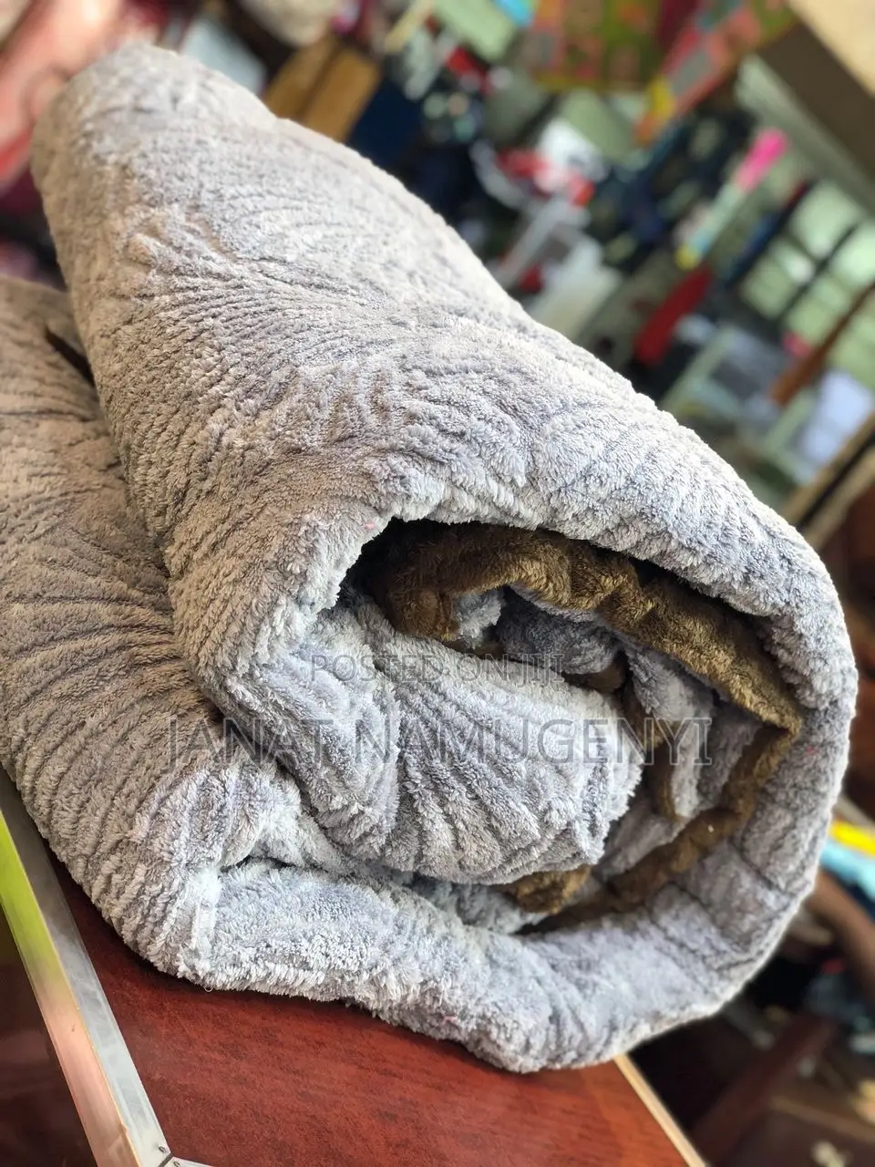 2 Sided Light Grey and Brown Tuffed Duvet Available