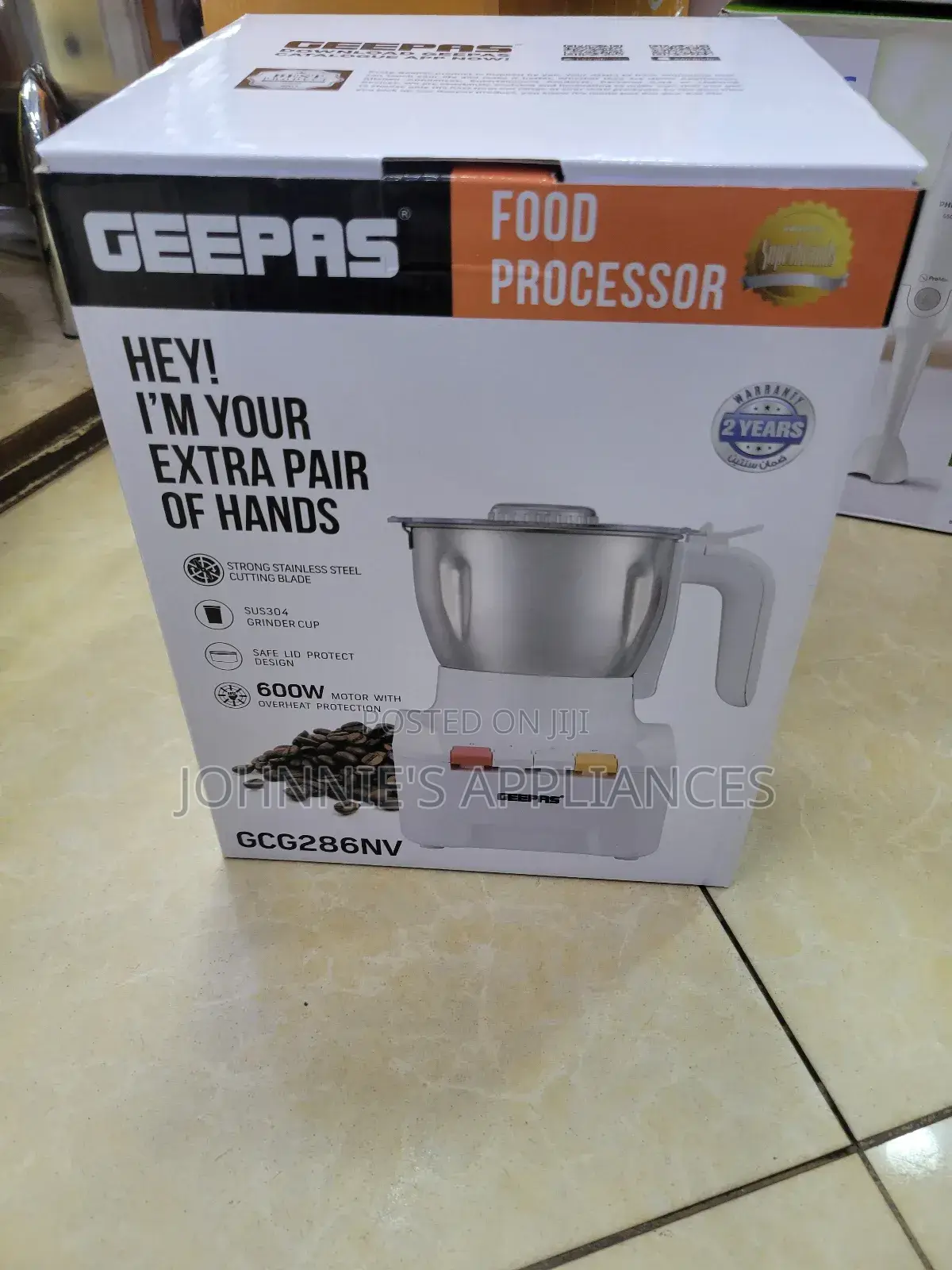 Geepas Electric Food Chopper 600wqts And Warranty