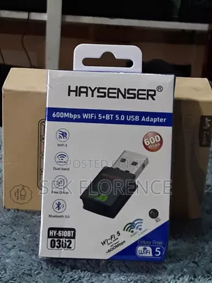 600mbps Wifi 5+Bt 5.0 Usb Adapter