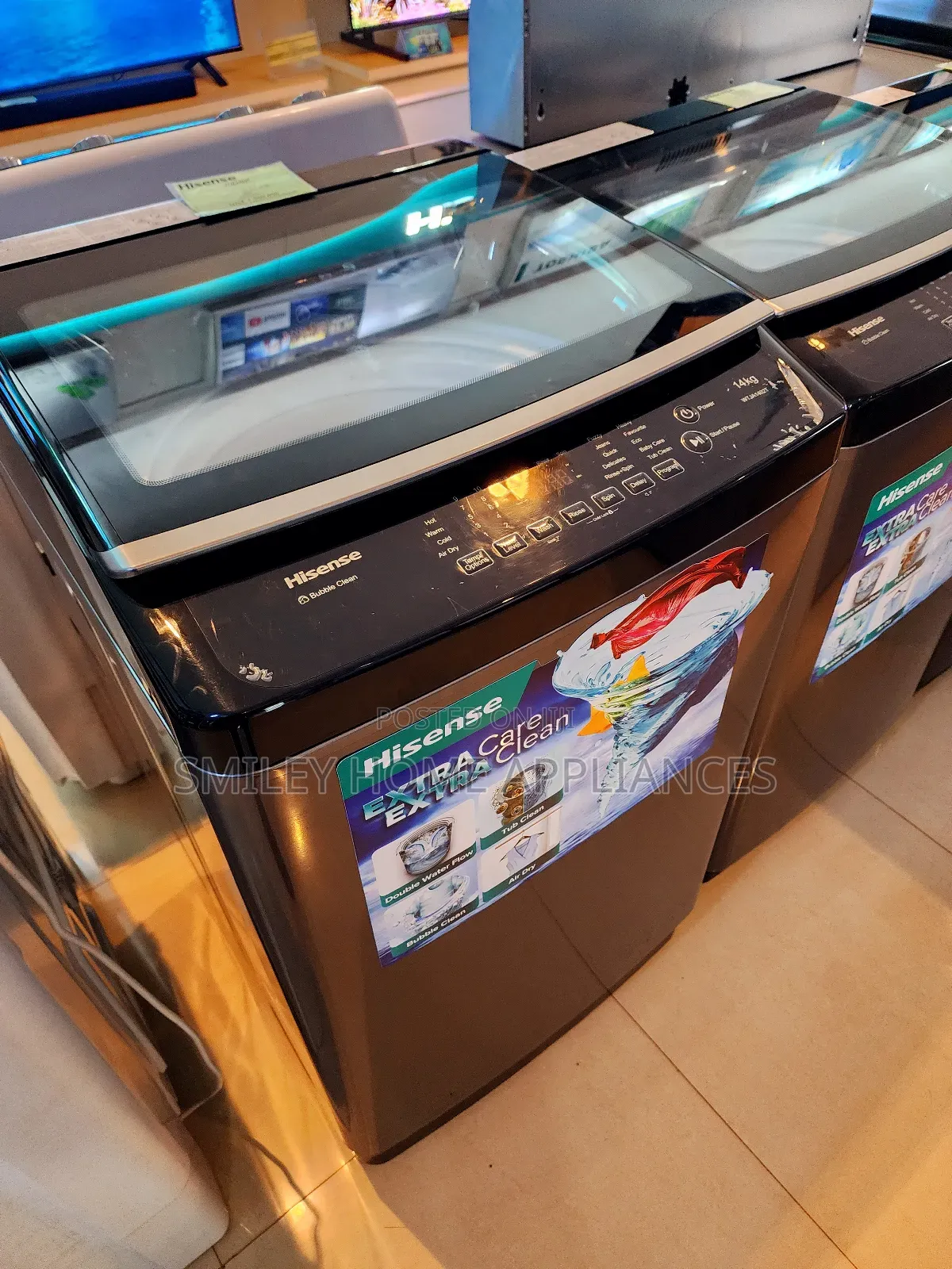 Extra Clean Care Hisense14kg Fully Automatic Washing Machine