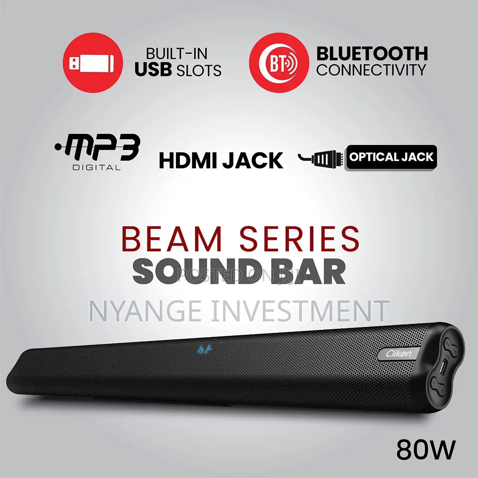 Clikon Sound Bar . Original Sound at Work