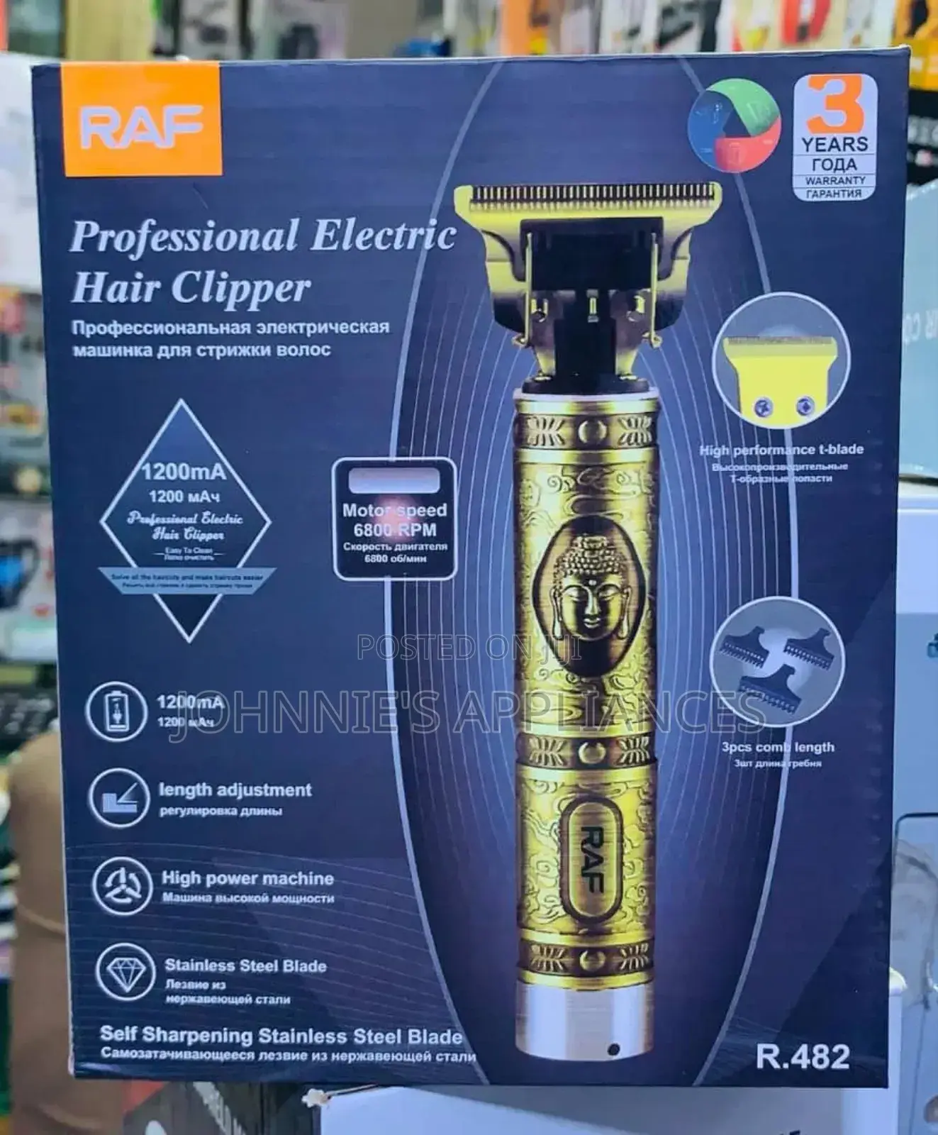 Raff Electric Proffessional Hair Clipper