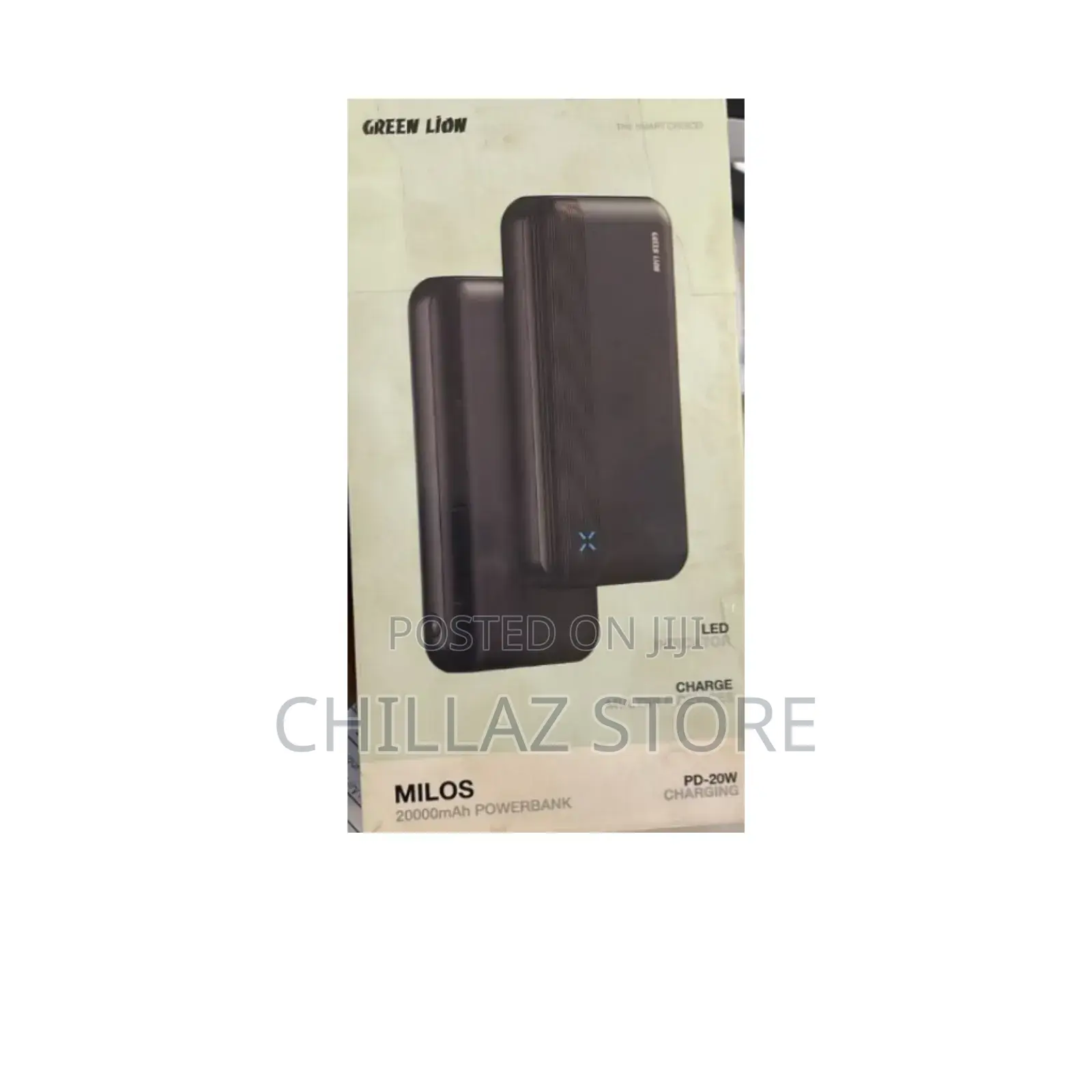 Green Lion Milos Power Bank.