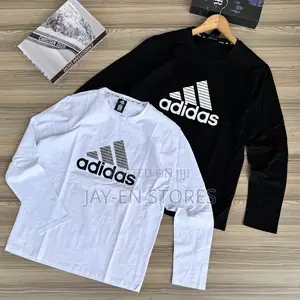 Adidas Long Sleeved Tshirts Available Black and White