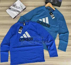 Adidas Blue Long Sleeved Tshirts Available