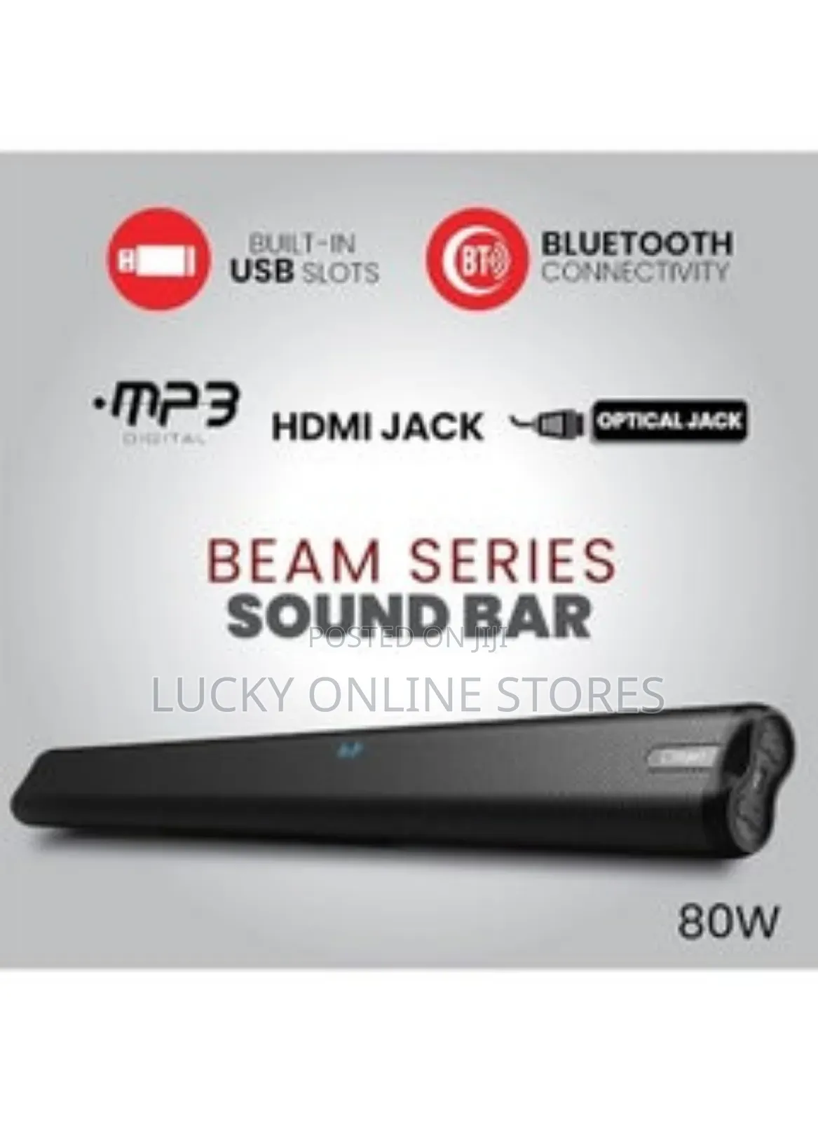 Clikon Beam Series Bluetooth Sound Bar And Mp3 Player
