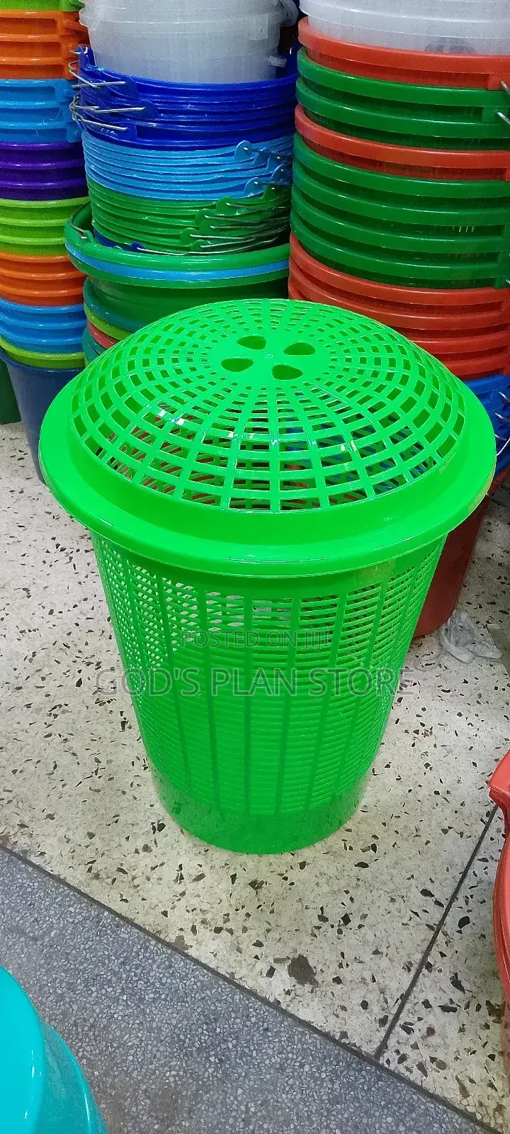 Green Loundary Basket