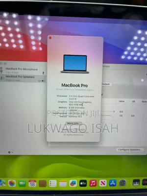 Laptop Apple MacBook Pro 2019 8GB Intel Core i5 SSD 512GB