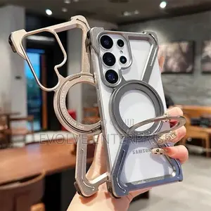 Metal Magsafe Bumper Phone Case for Samsung Galaxy S25 Ultra