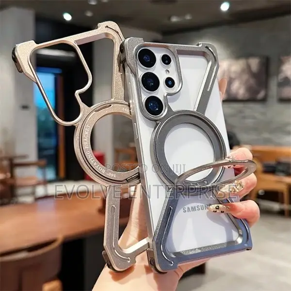 Metal Magsafe Bumper Phone Case for Samsung Galaxy S25 Ultra