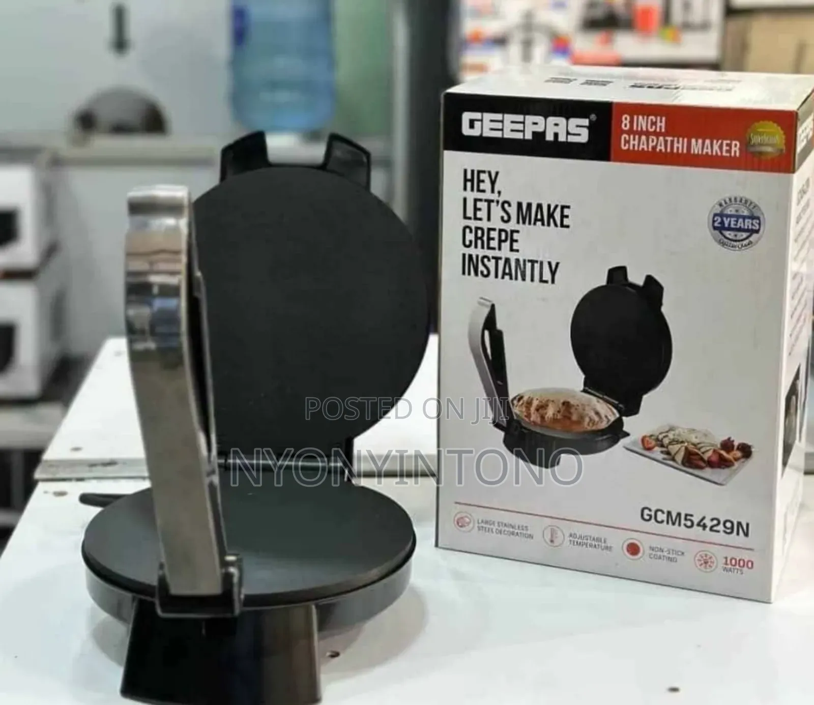 Geepas 8 Electric Chapati Maker